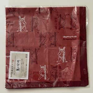 NWT Handkerchief with Oni Print from Japan